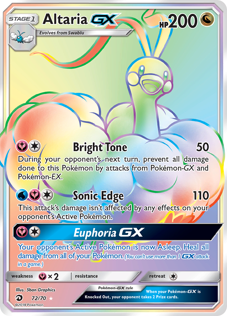 Altaria-GX - 72/70 - Rare Secret
