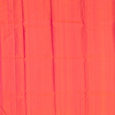 Hot Pink Handloom Kanchipuram Silk Saree With Annam Buttas