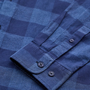 Blue Checks Slim Fit Shirt