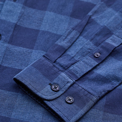 Blue Checks Slim Fit Shirt