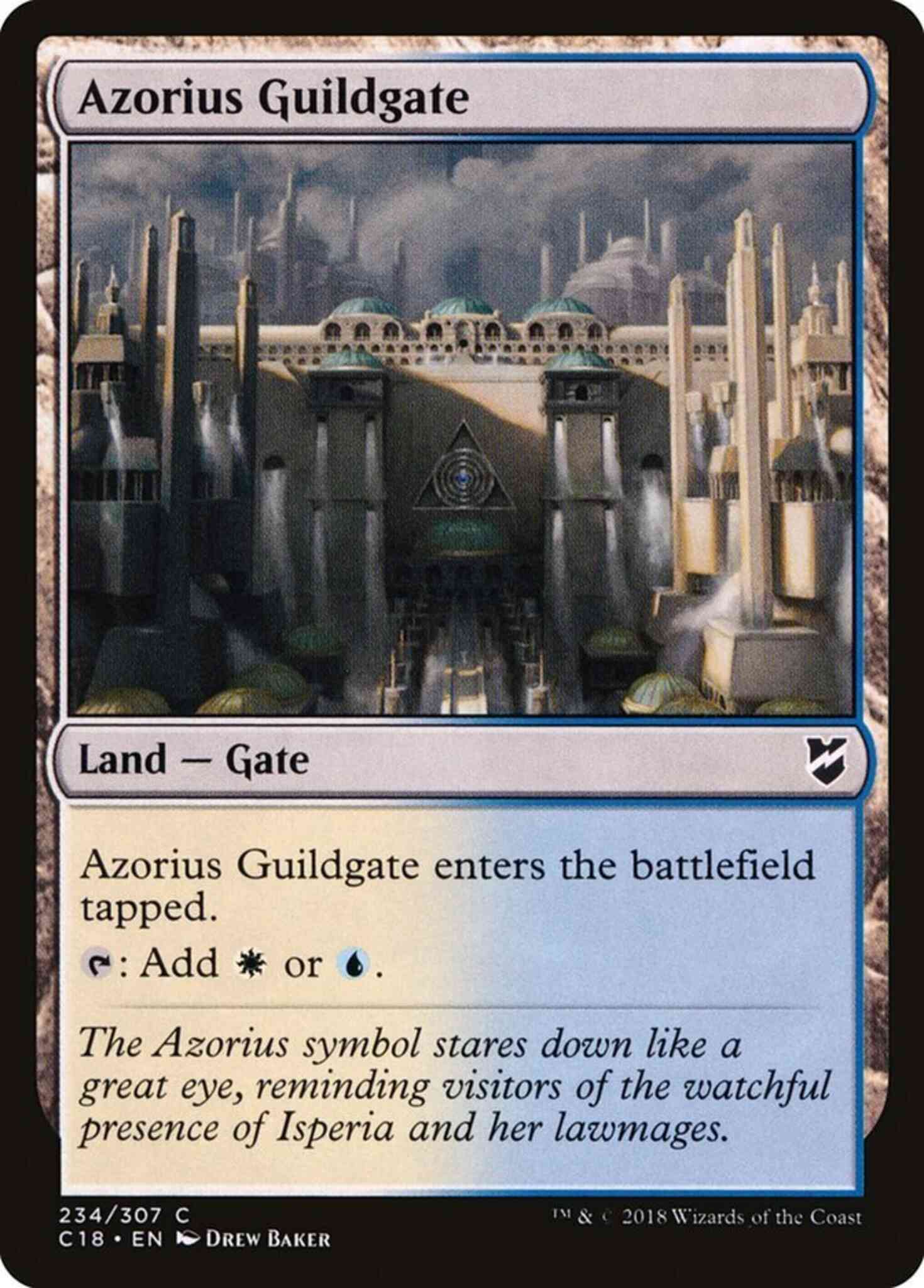Azorius Guildgate [234] [Commander 2018] [Non-Foil]