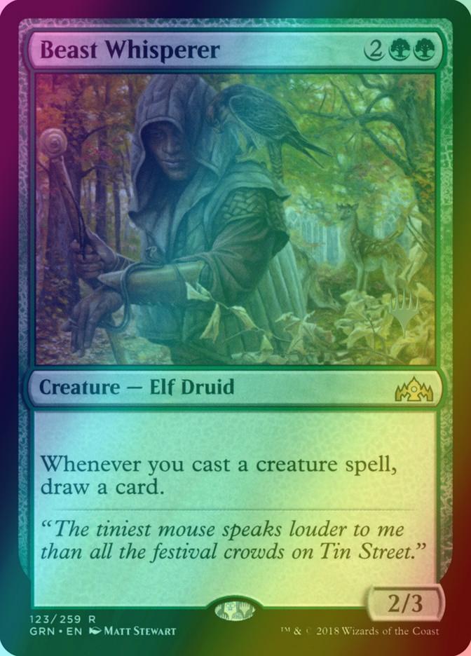 Beast Whisperer [123p] [Promo Pack] [Guilds of Ravnica Promos] [Foil]