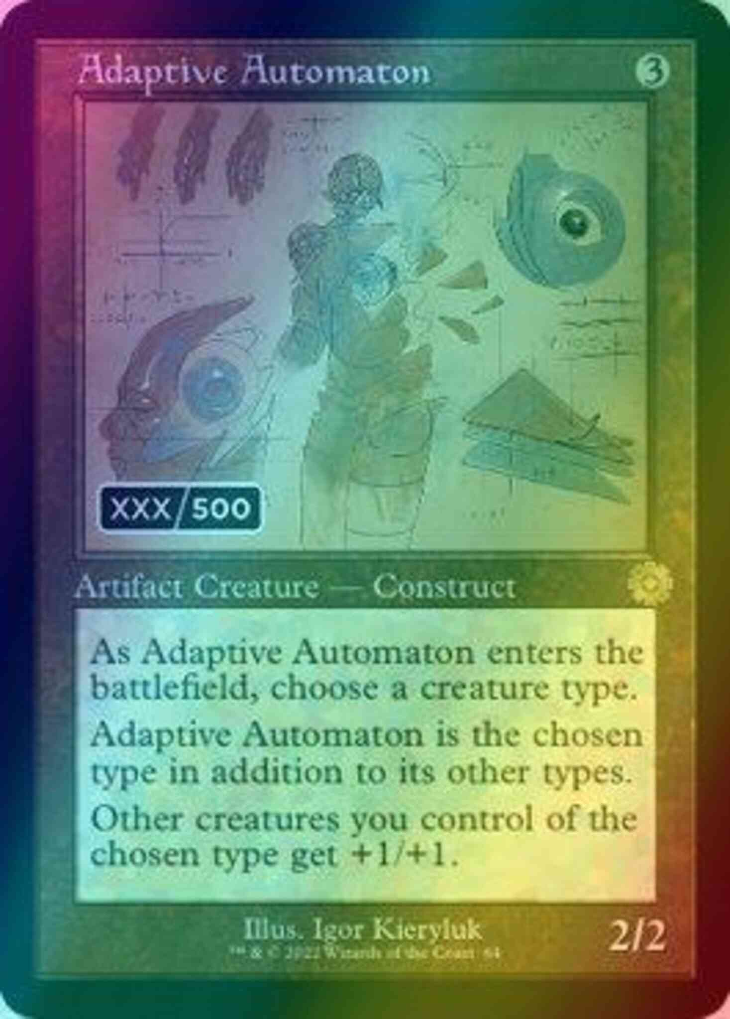 Adaptive Automaton - Serial Numbered [64z] [Retro Frame] [Schematic] [The Brothers' War Retro Artifacts] [Foil]