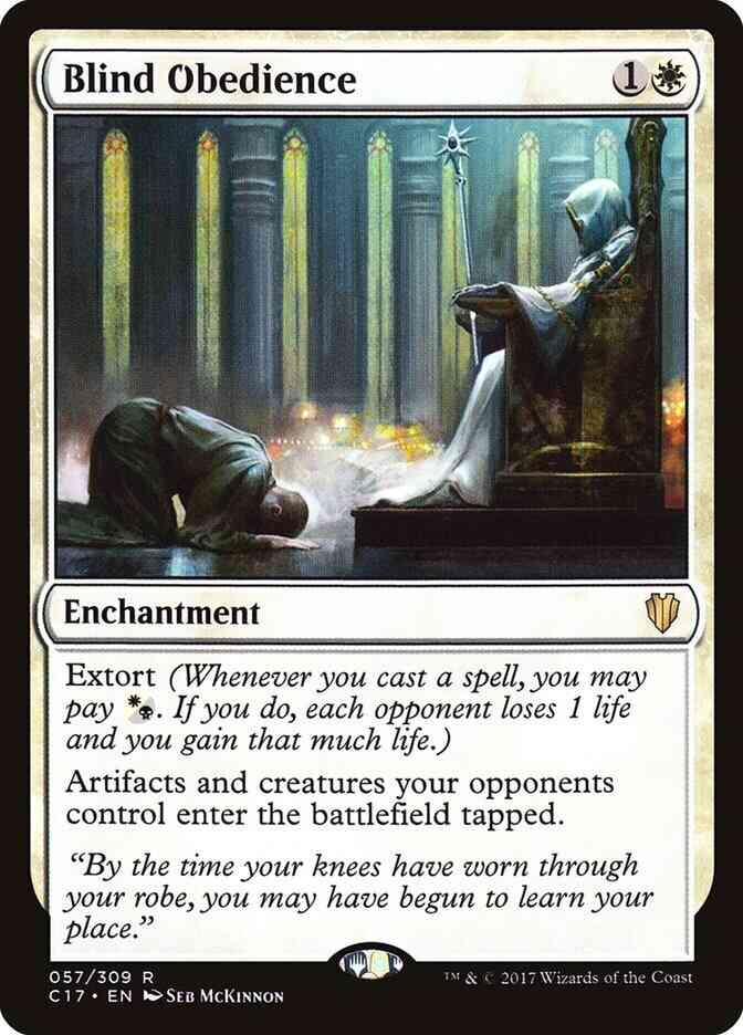 Blind Obedience [57] [Commander 2017] [Non-Foil]