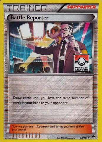 Battle Reporter - 88/111 - Holo Promo - League [Reverse Holo]