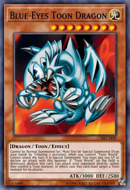 Blue-Eyes Toon Dragon - LCYW-EN103 - Rare - Unlimited