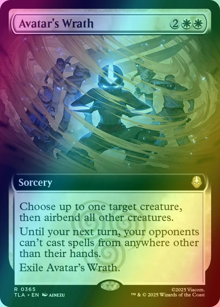 Avatar's Wrath [365] [Extended Art] [Avatar: The Last Airbender] [Foil]