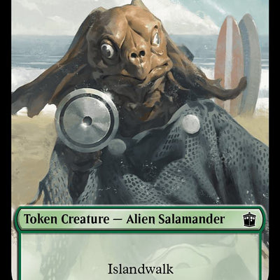 Alien Insect Token (19) // Alien Salamander Token (16) [Universes Beyond: Doctor Who: Tokens] [Non-Foil]