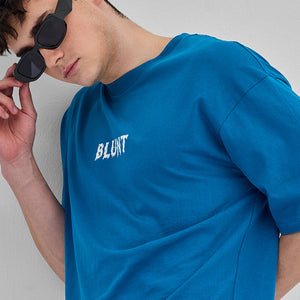 Blunt Blue Oversized T-Shirt