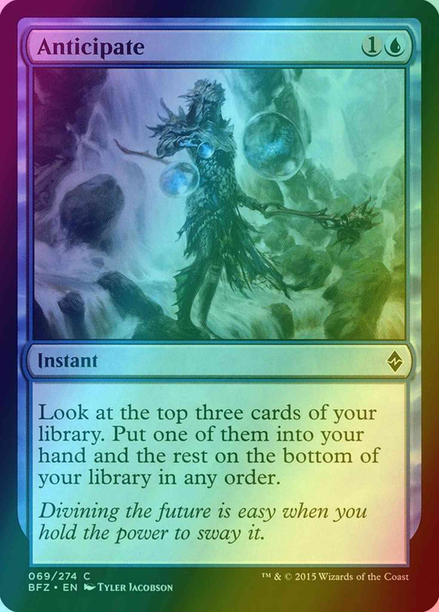 Anticipate [69] [Battle for Zendikar] [Foil]