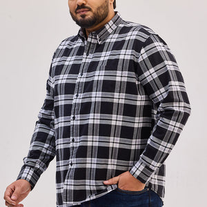 Black Checks Regular Fit Shirt