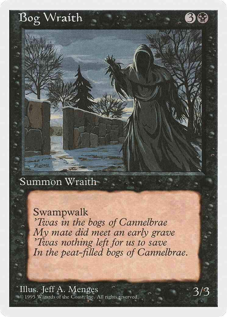 Bog Wraith [124] [Fourth Edition] [Non-Foil]