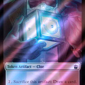 Alien Rhino Token (35) // Clue Token (54) [Universes Beyond: Doctor Who: Tokens] [Surge Foil]