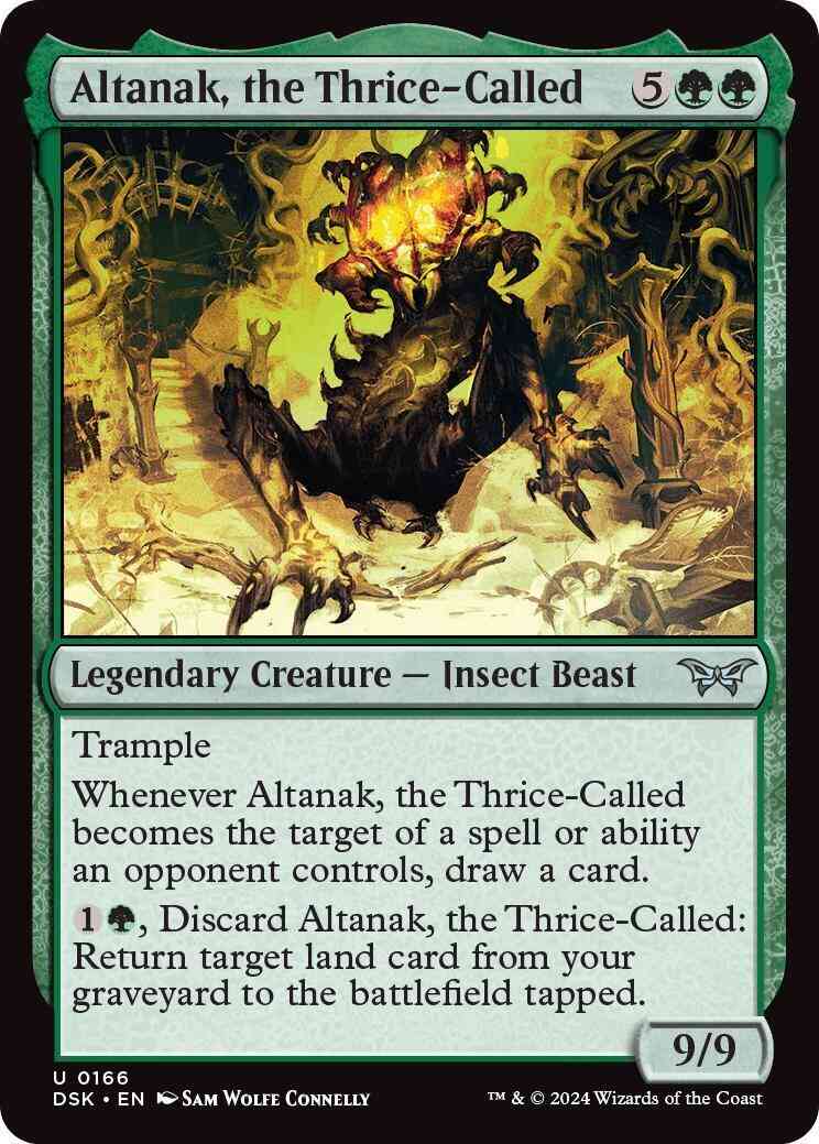 Altanak, the Thrice-Called [166] [Duskmourn: House of Horror] [Non-Foil]