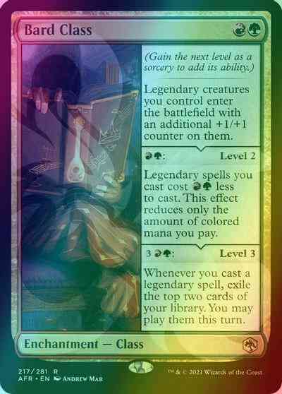 Bard Class [217x] [Ampersand] [Adventures in the Forgotten Realms Promos] [Foil]