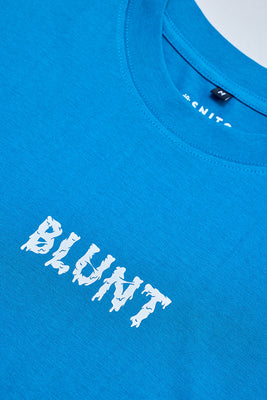 Blunt Blue Oversized T-Shirt