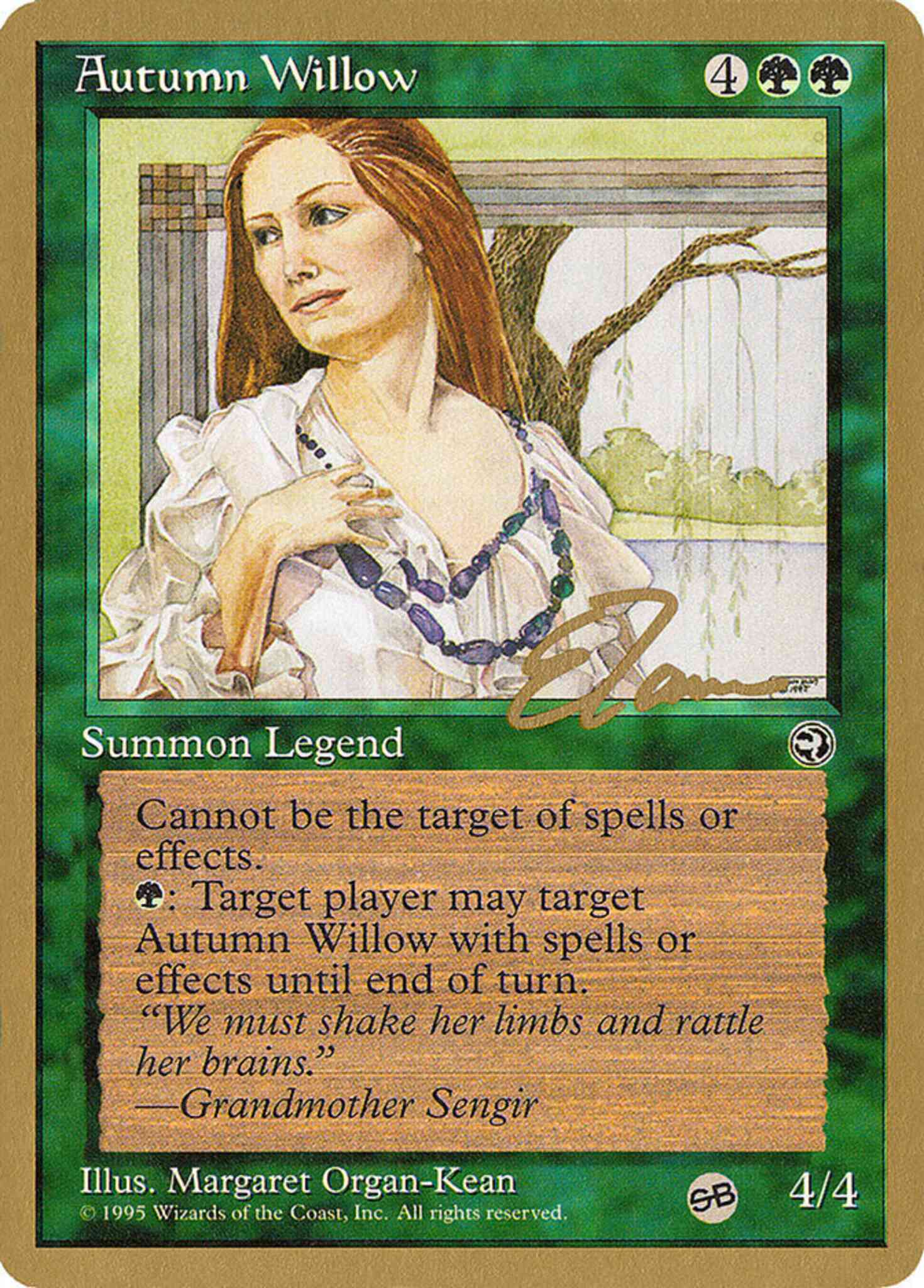 Autumn Willow [et83b] [Eric Tam] [Sideboard] [Pro Tour Collector Set] [Non-Foil]