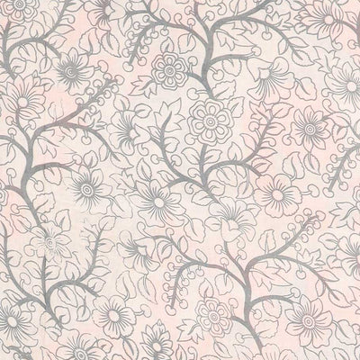 Cream bird motifs machine-printed kalamkari cotton saree, contrast unique motifs border & animal motifs pallu