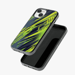 Abstract Full Throttle Pattern Glass Case