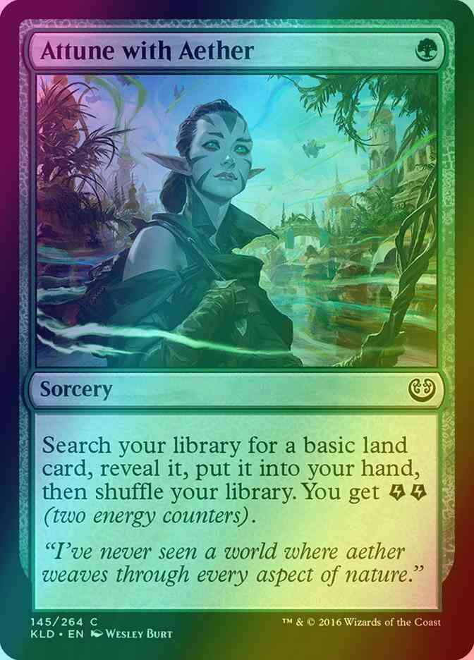 Attune with Aether [145] [Kaladesh] [Foil]
