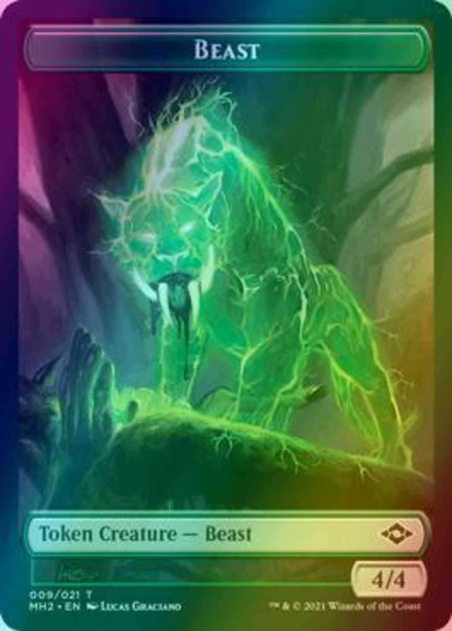 Beast Token (09) // Squirrel Token (11) [Modern Horizons 2 Tokens] [Foil]