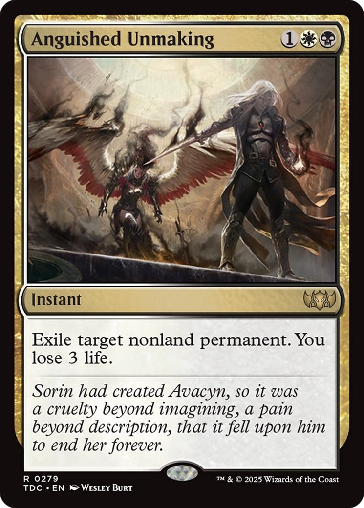 Anguished Unmaking [279] [Tarkir: Dragonstorm: Commander] [Non-Foil]