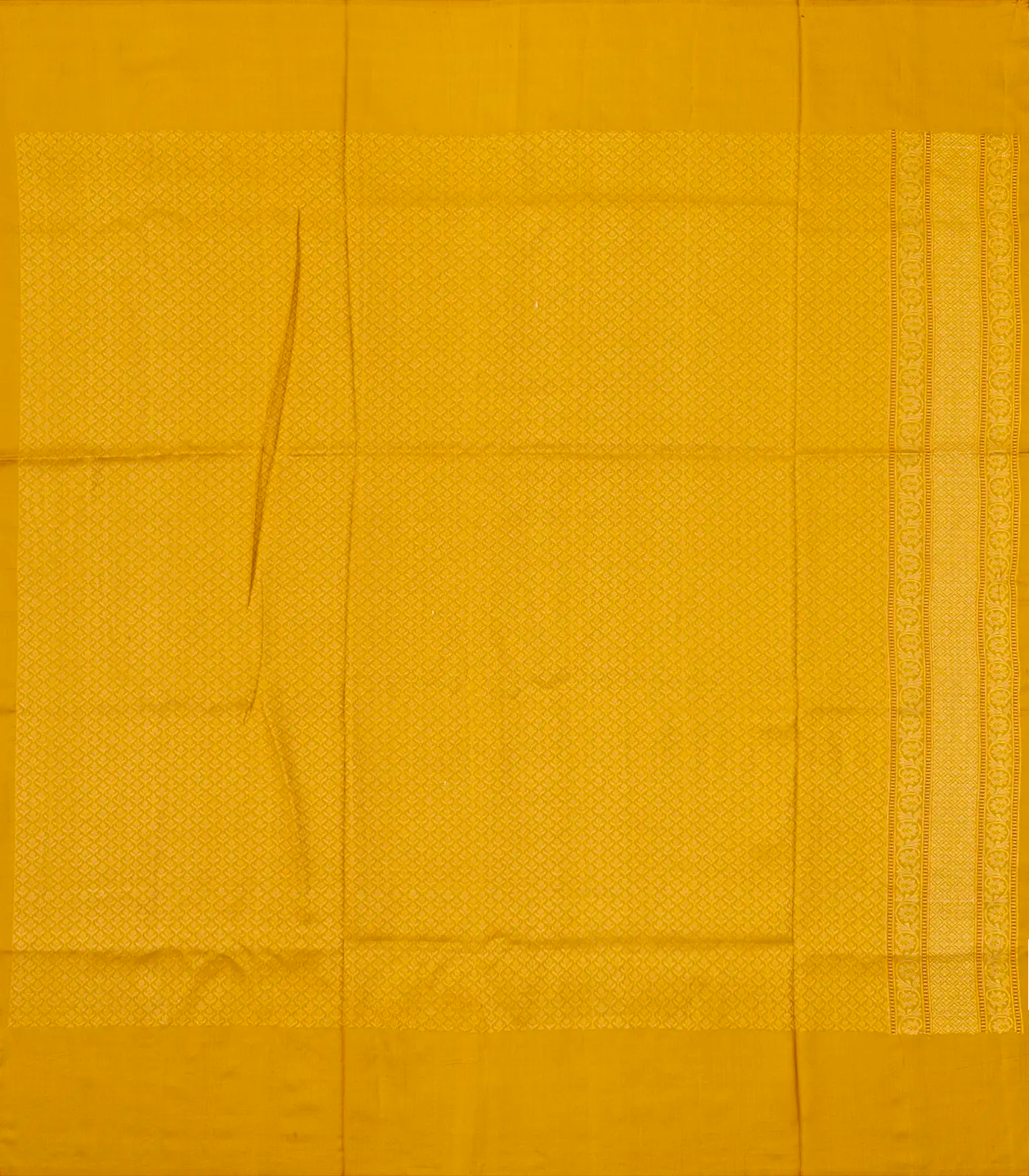 Peach Handwoven Banarasi Tissue Silk Saree With Chakaram Motifs