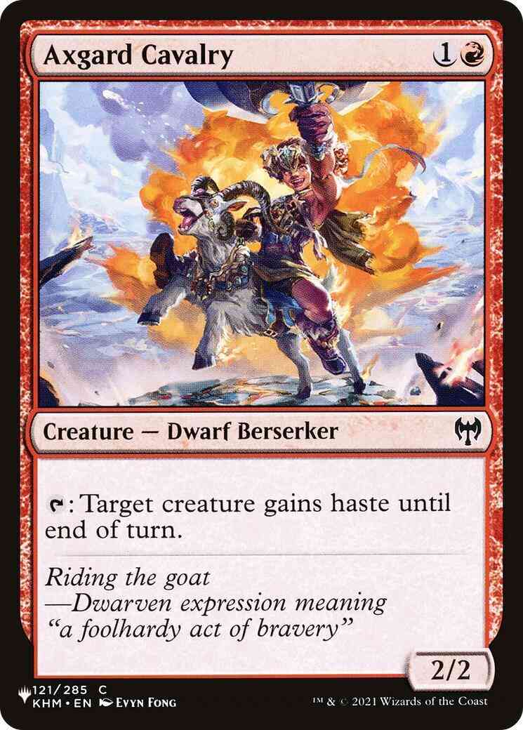 Axgard Cavalry [KHM-121] [The List] [Non-Foil]