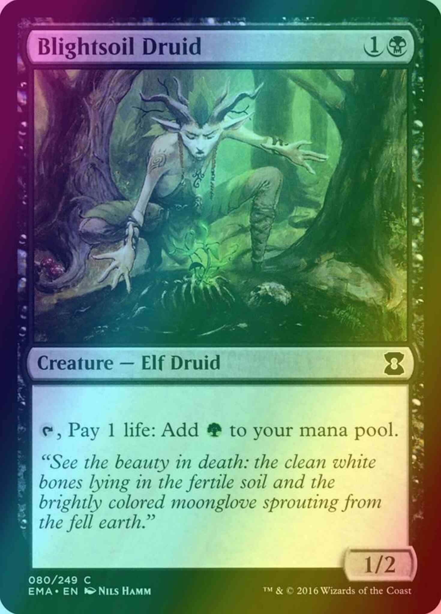 Blightsoil Druid [80] [Eternal Masters] [Foil]
