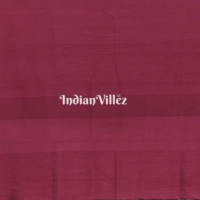 Maroon Laxmi Feet Odisha Ikat Contemporary Silk Saree