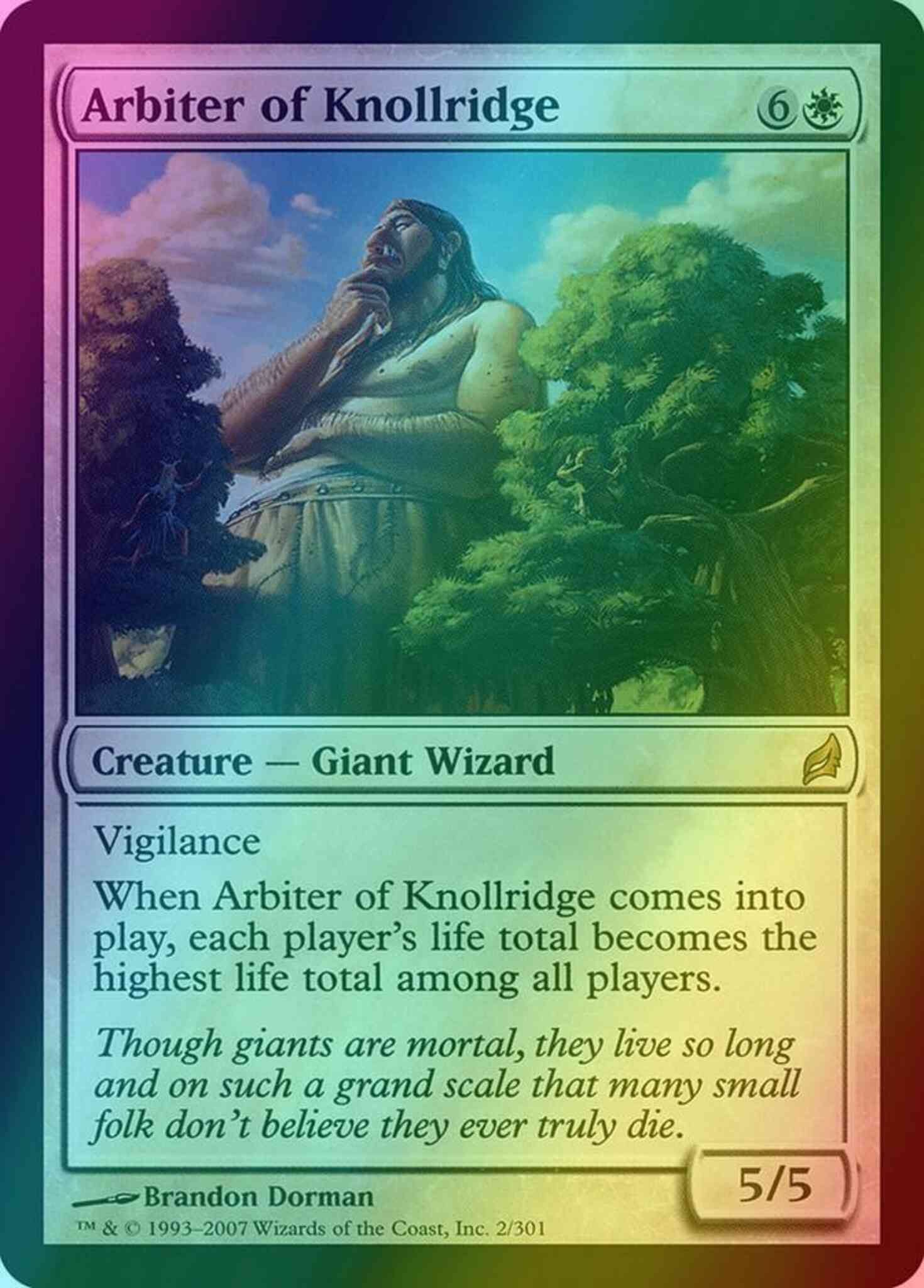Arbiter of Knollridge [2] [Lorwyn] [Foil]