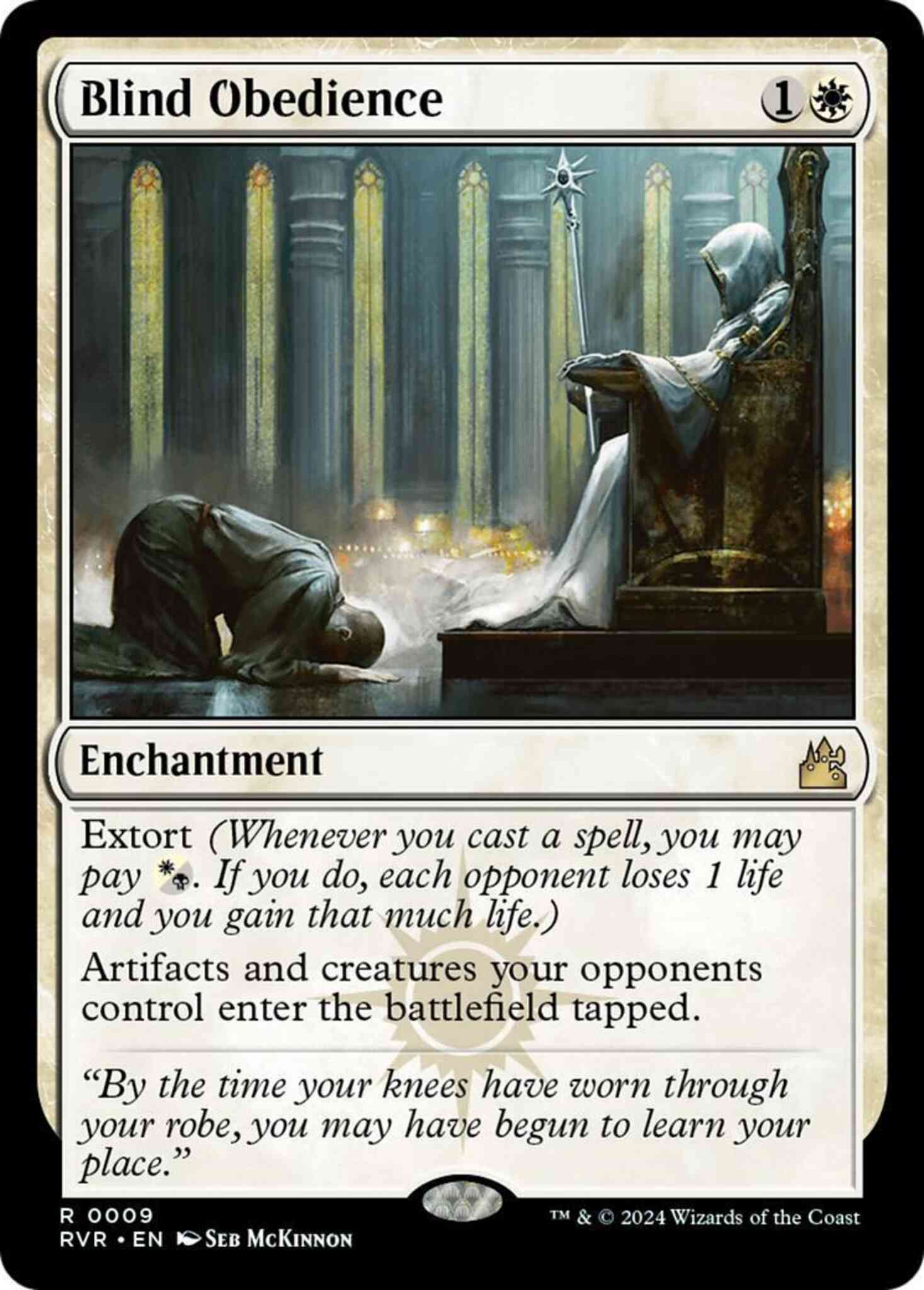 Blind Obedience [9] [Ravnica Remastered] [Non-Foil]
