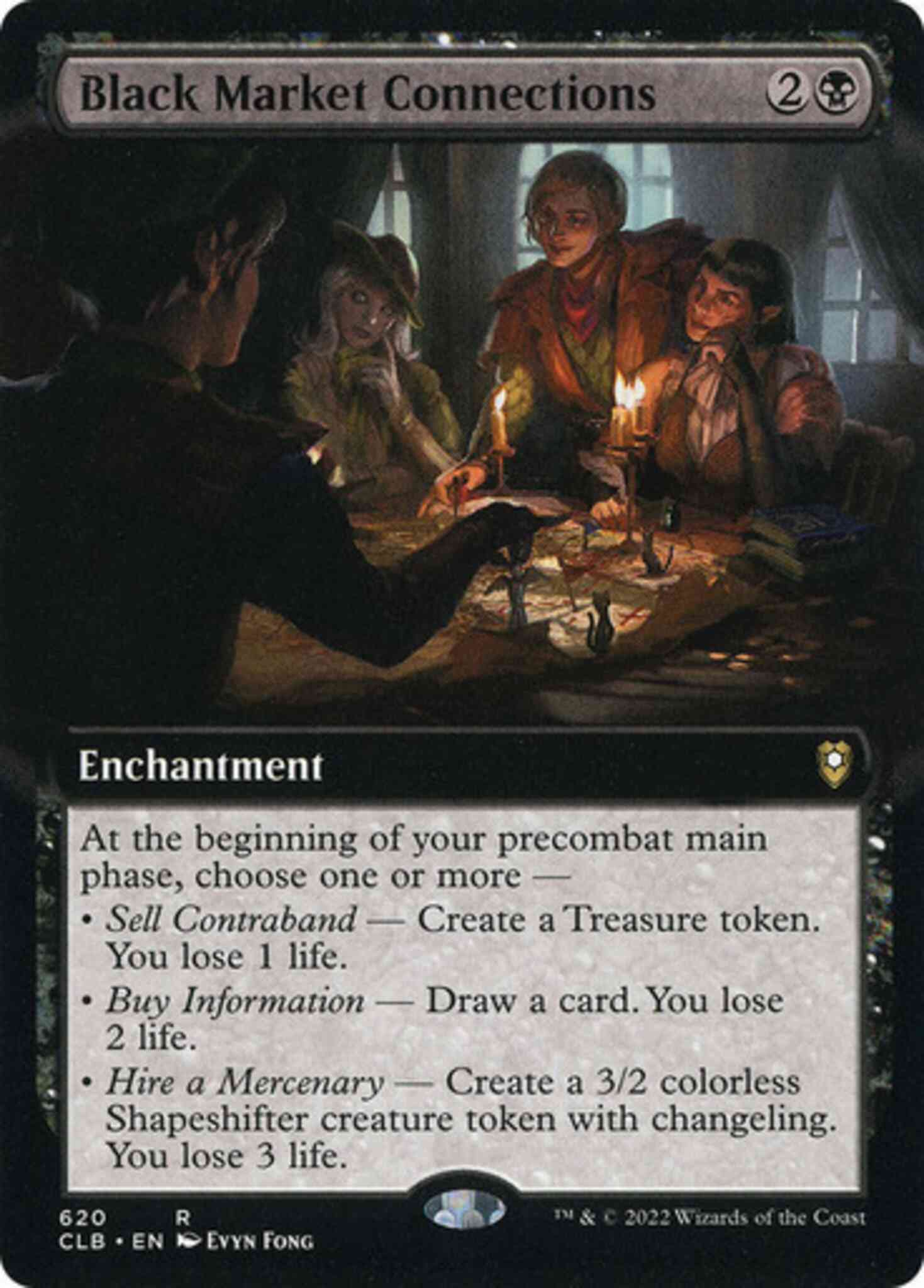 Black Market Connections [620] [Extended Art] [Commander Legends: Battle for Baldur's Gate] [Non-Foil]