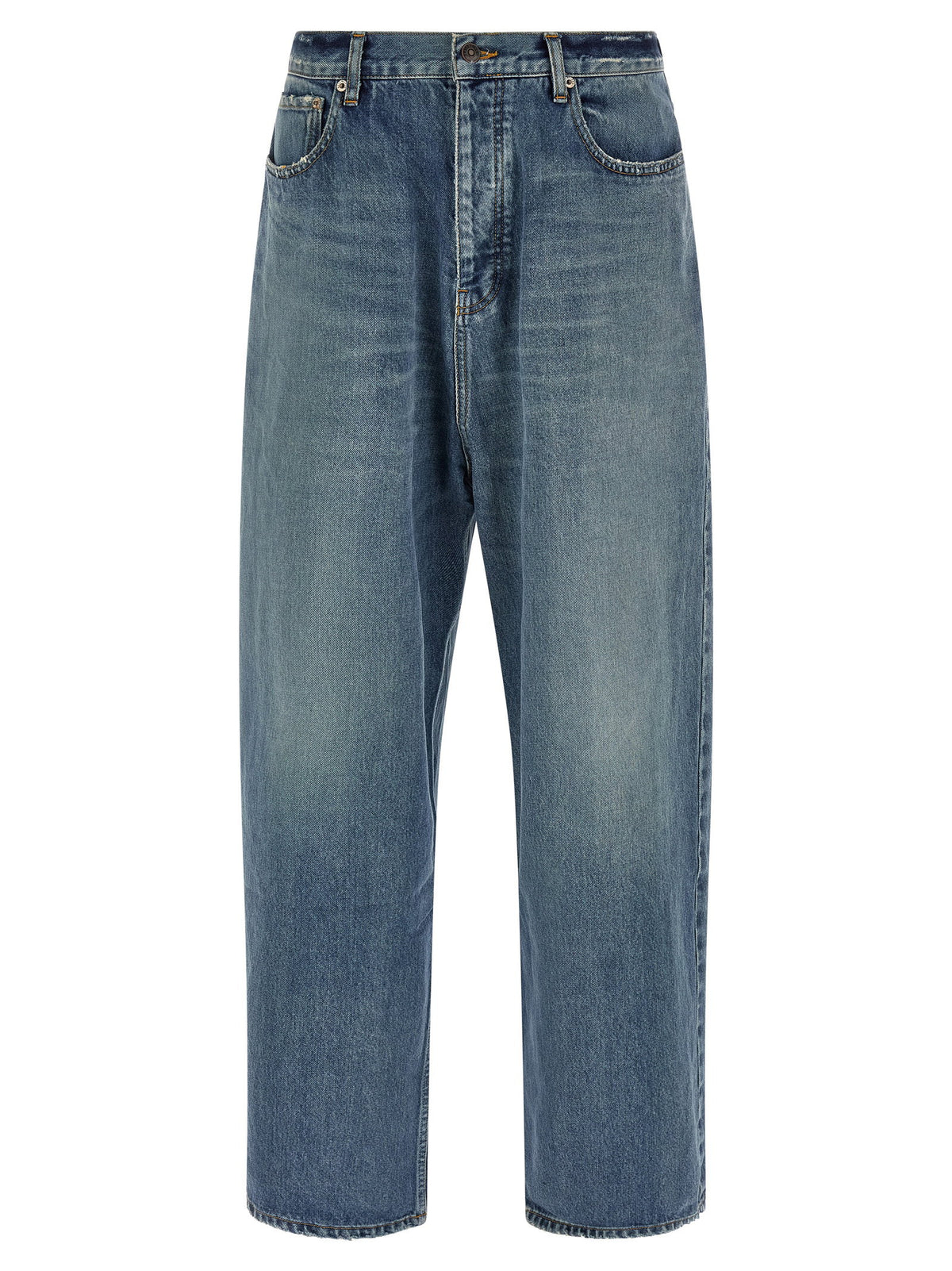 Balenciaga Distressed Baggy Jeans