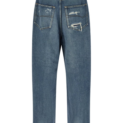 Balenciaga Distressed Baggy Jeans