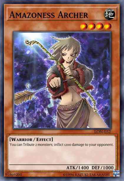 Amazoness Archer - GLD3-EN003 - Common - Limited