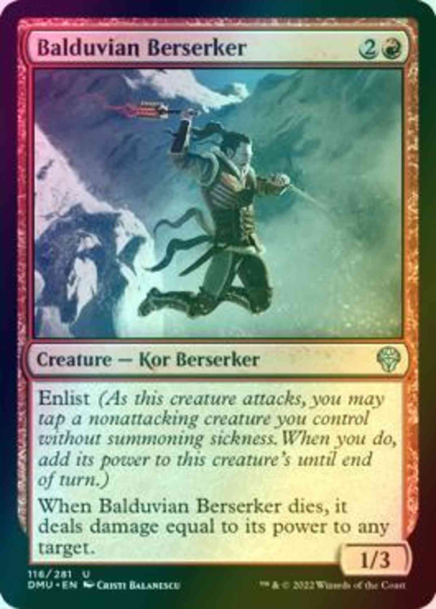 Balduvian Berserker [116] [Dominaria United] [Foil]