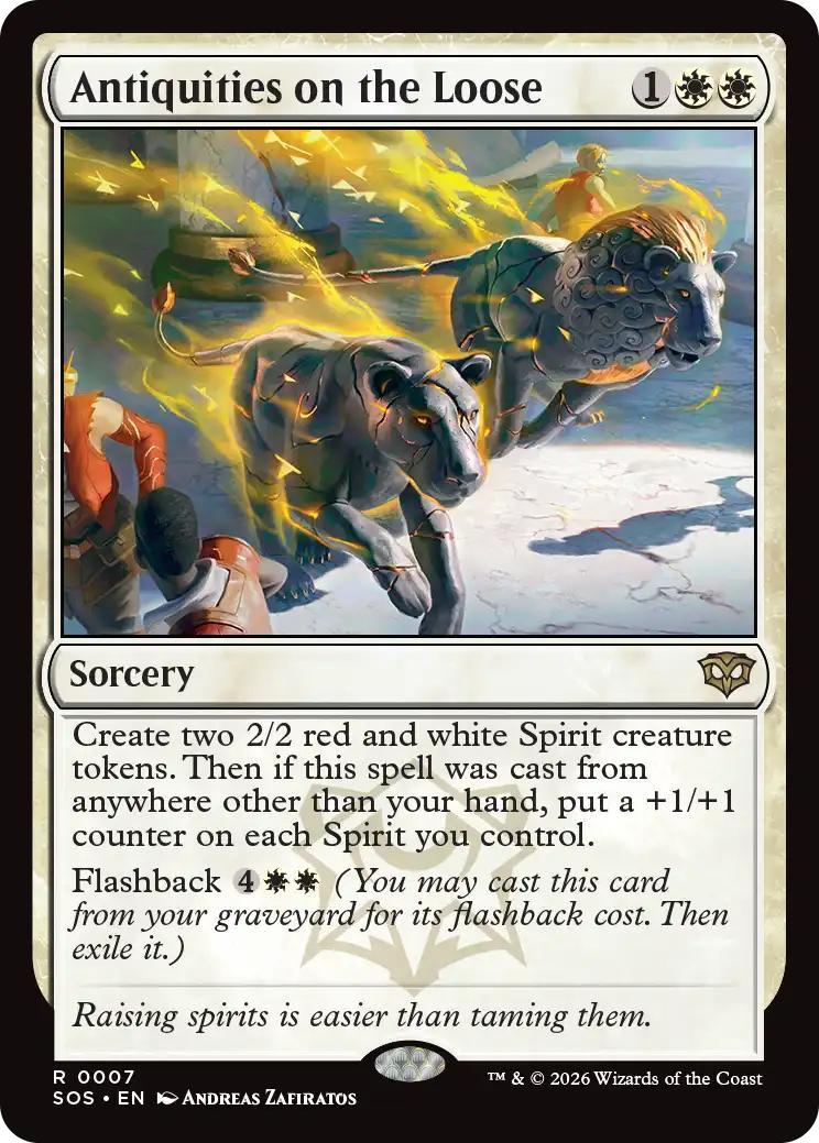 Antiquities on the Loose [7] [Secrets of Strixhaven] [Non-Foil]