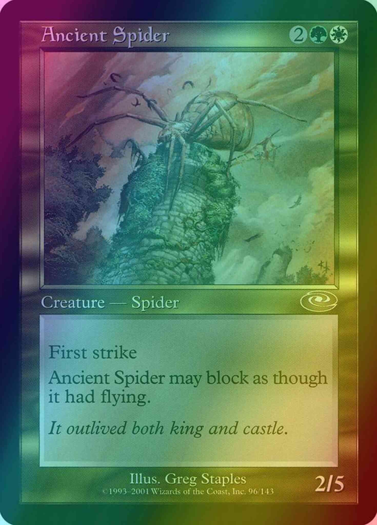 Ancient Spider [96] [Planeshift] [Foil]