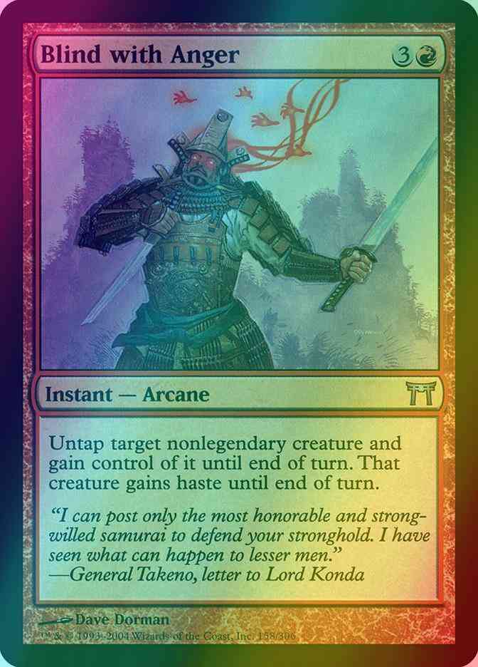 Blind with Anger [158] [Champions of Kamigawa] [Foil]