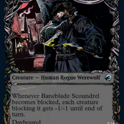 Baneblade Scoundrel // Baneclaw Marauder [289] [Equinox Showcase] [Innistrad: Midnight Hunt] [Non-Foil]