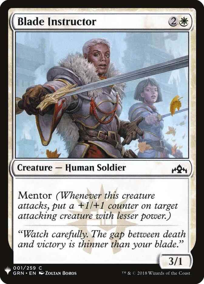 Blade Instructor [GRN-1] [The List] [Non-Foil]