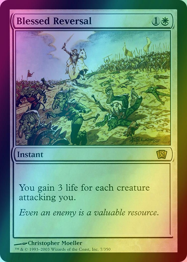Blessed Reversal [7x] [Eighth Edition] [Foil]