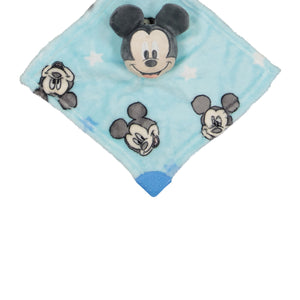 Baby Boys Mickey Mouse Bath Robe and Teething Lovey