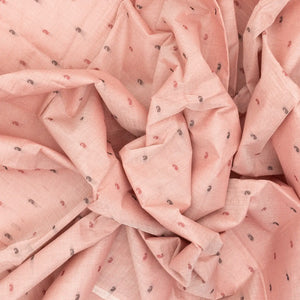 Baby Pink Handloom Rasipuram Cotton Saree With Mango Motifs