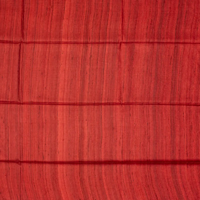 Black Handloom Tussar Silk Saree With Printed Wedding Motifs