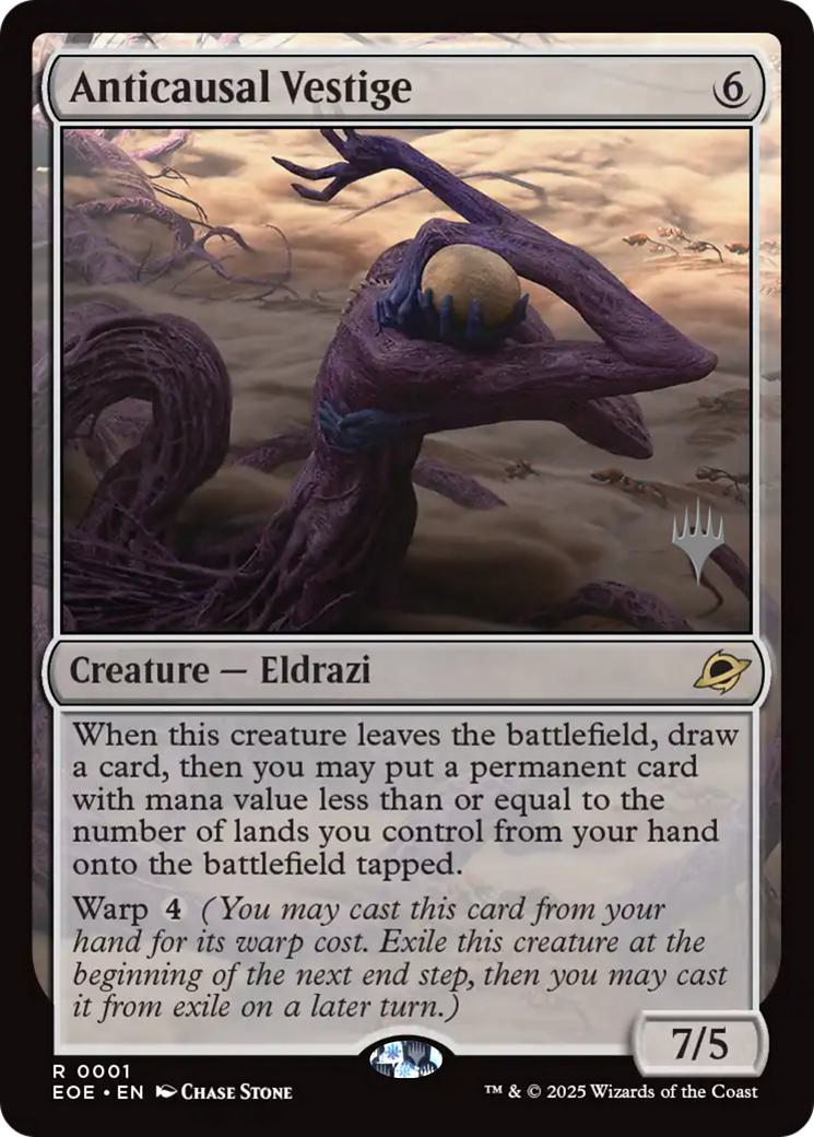 Anticausal Vestige [1p] [Promo Pack] [Edge of Eternities: Promos] [Non-Foil]