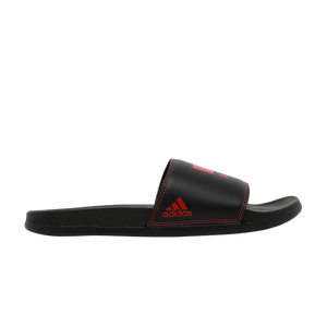adidas Adilette Comfort Slides 424 Arsenal FC Black Scarlet