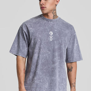 Divine Grey Oversized Fit T-Shirt