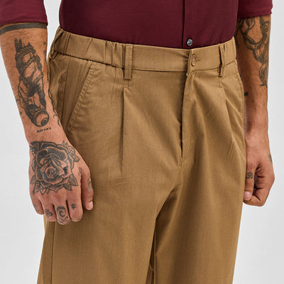 Brown Slim Fit Trousers
